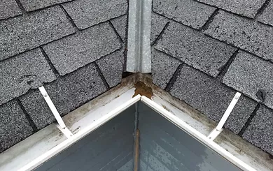 clean gutter after cleaning