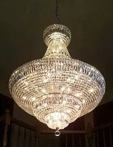 a large sized chandelier
